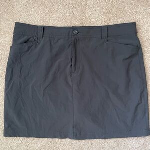 Eddie Bauer Gray Skort Women’s Size 14 Flat Front Casual Skirt Shorts